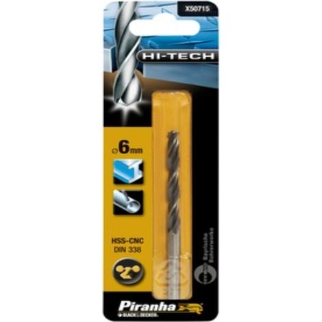BLACK&DECKER - PUNTE PER METALLO CROWM 6MM