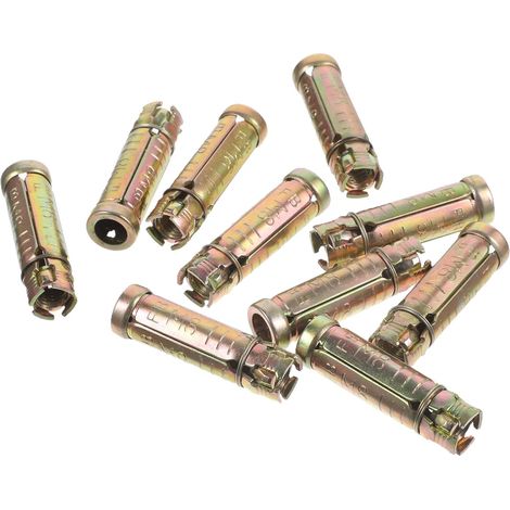 10 Pièces Chevilles d expansion à manchon moleté pour béton