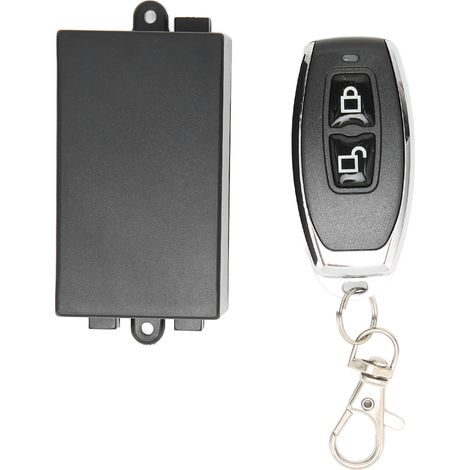 Interrupteur Relais Sans Fil 1CH 433MHz RF Émetteur Récepteur Télécommande pour Système d'Éclairage 10A DC 12V (1/5)