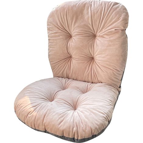 Coussin De Chaise - Hauteur Renforcée - Housse Amovible - Attaches Et Fond Antidérapant - Pour Siège Auto Salle À Manger Cuisine Bureau - 1 Pièce (1/5)