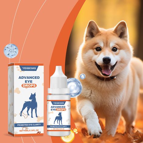 Gouttes oculaires douces pour chiens, protègent et nettoient les yeux – 10 ml (1/5)