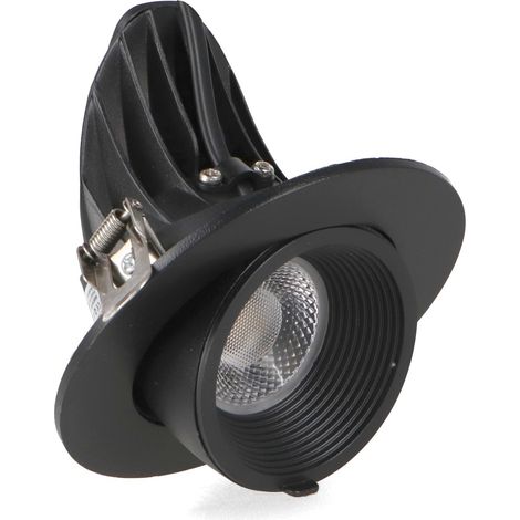 IluminaShop - Foco Downlight LED Orientable Track Negro 15W CCT  3000+4000+6000 (1/2)
