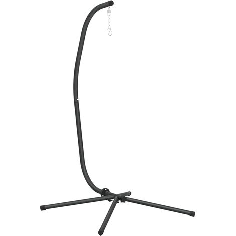 Support en C pour fauteuil suspendu 128x105x205 cm, charge 150 kg (1/5)