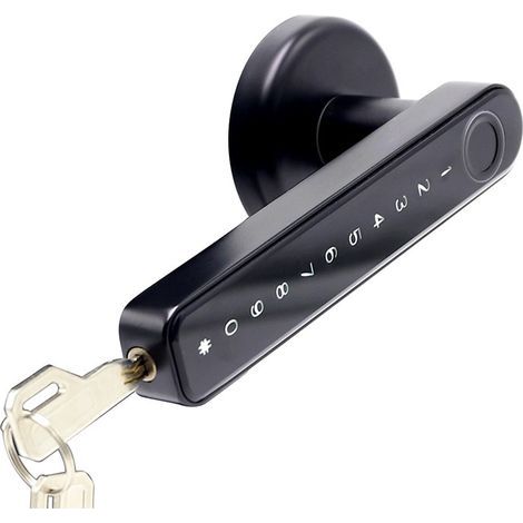 Serrure intelligente Bluetooth – Déverrouillage empreinte digitale, code, clé – Chargement USB – Taille 160/65/60mm (1/5)