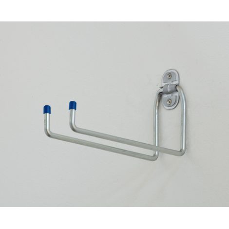 GANCIO A U DOPPIO DA PARETE  mm.180 10.00 pz
