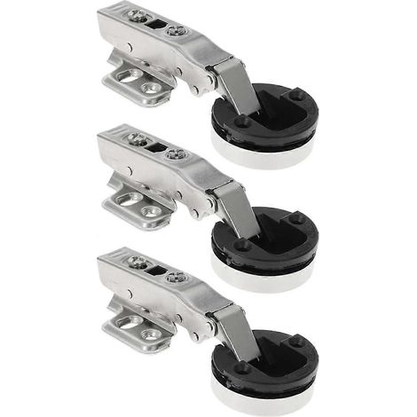 Charnières à amortisseur hydraulique Sewroro (lot de 3) pour portes vitrées (1/5)