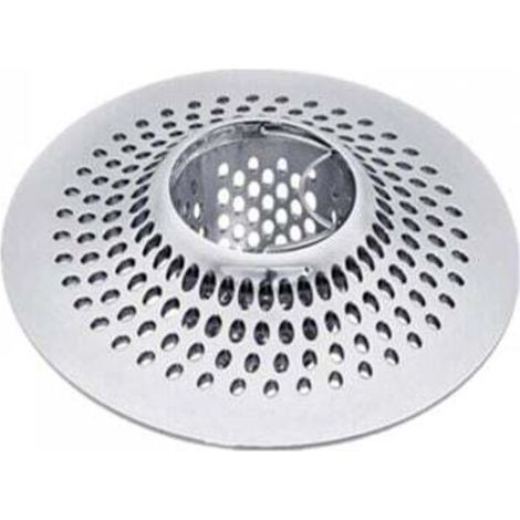 [JAMAIS UTILISÉ] Filtre à cheveux en acier inoxydable pour le bain et la douche, 12 cm