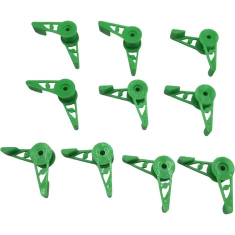 Pinces de palissage pour tiges de plantes, lot de 10, réutilisables (1/5)
