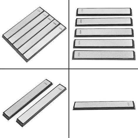 Affûteur diamant à angle fixe, pierre à aiguiser pour couteaux 240/320/400/600/1000 (1/5)