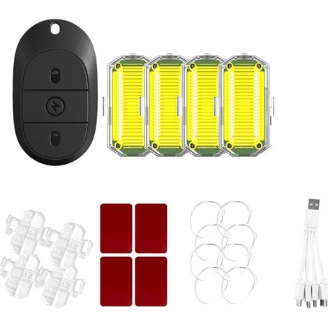 Feux Stroboscopiques pour Voiture et Moto, Lampe D'Avertissement (1/5)