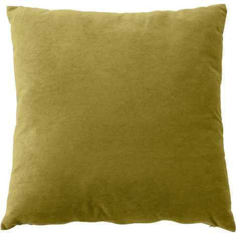 Coussin Déco en Velours "Édition" 40x40cm Bronze (1/2)