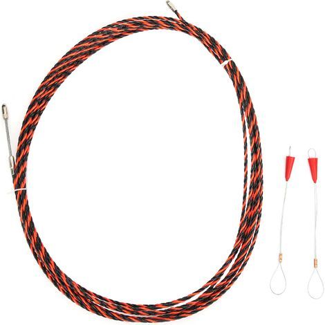 Kabeleinfädler, Einfädelgerät für Elektriker mit 2 Kabelklemmen, 25 m (1/5)