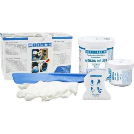 Epoxidharz zum Spachteln Weicon HB 300 dunkelgrau 0,5 kg