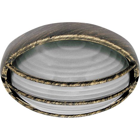 lampada da parete esterna della luce Hector vetro metallo antikgold B: H 32 centimetri: 20,6 centimetri IP54 (1/4)