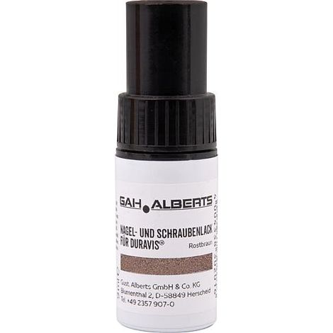Vernis à clouer et à visser DURAVIS® couleur : marron rouille, conditionnement : flacon 9 ml