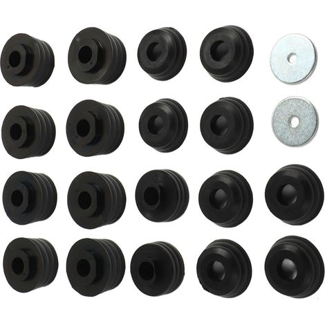 Kit de silentblocs de caisse KF04050BK, montage robuste haute dureté, remplacement pour Ford 2WD 4WD, jeu de fixation carrosserie (1/5)