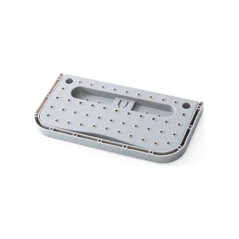 Lot de 4 supports à chaussures muraux pliables à suspendre sans perçage pour porte d'entrée, salle de bain, articles ménagers pratiques (gris)