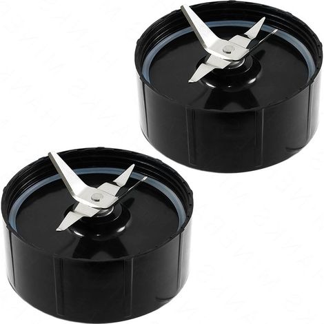 Lot de 2 lames en croix avec joint – Pièces de rechange compatibles avec le mixeur modèle MB-1001 (1/5)