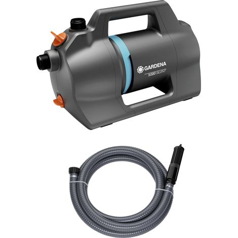 Gardena 09082-20 Gartenpumpe 5000 Silent Saugschlauch-Set