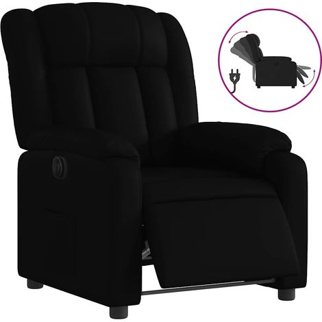 Maison Exclusive - Relaxsessel Elektrisch Schwarz Kunstleder