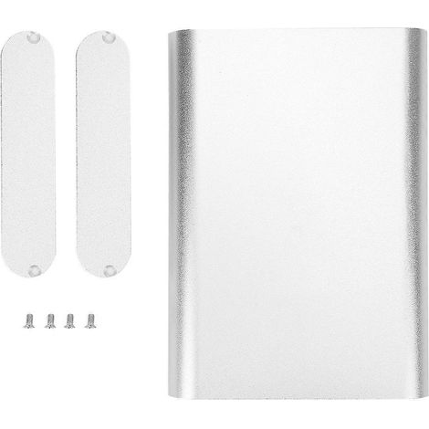 Aluminium-Projektbox, integriert, matt silber\n\nElektronikgehäuse, DIY-Gehäuse, 26 x 108 x 150 mm (1/4)