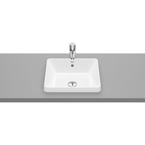 Lavabo de encimera SQUARE THE GAP - ROCA Medidas: 390x370x40 mm (1/2)