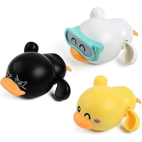 Jouet de bain - Floby - Lot de 3 Canards Flottants - PVC Non Toxique - Développement Motricité - Mixte (1/2)