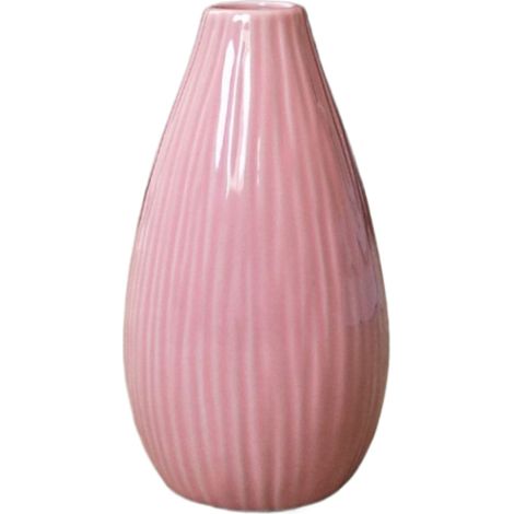 1 Vase Céramique Design Moderne Décoration Intérieur Bureau Salon Chambre Rose(Troisième trimestre : août) (1/5)