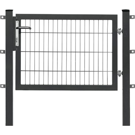 Zaun-Einzeltor premium plus 1-flg.1200x800mm anthrazit