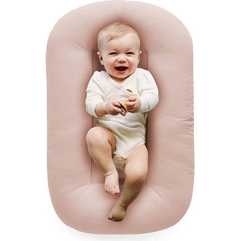 Lit cododo bionique portable (72 x 45 cm) – Matelas apaisant amovible et lavable pour nouveau-nés – Nid bébé bionique portable pour la voiture et l'extérieur (1/5)