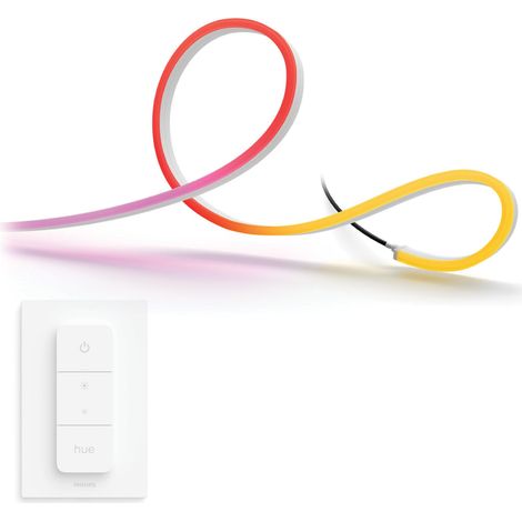 Philips Hue Neon Ruban LED outdoor 10 Mètres Lumière blanche et colorée - Incl. Câble d'alimentation, White and Color Ambiance (1/5)