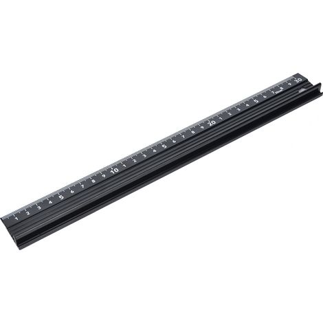 Schneidelineal L-förmig, Messwerkzeug aus Aluminiumlegierung, Hardware-Zubehör zur Längenmessung (L-förmig, 30 cm) (1/5)