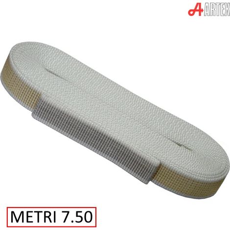 CINTINO BEIGE/GRIGIO MT 7.5 PER PORTAFINESTRA IN BUSTINA PVC (1/2)