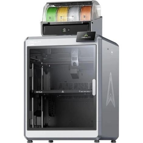 Creality K2 Plus Combo - Multifilamento de grandes dimensões até 4 CFS (16 cores) - Alta velocidade 600mm/s, Tamanho de impressão 350x350x350mm FDM