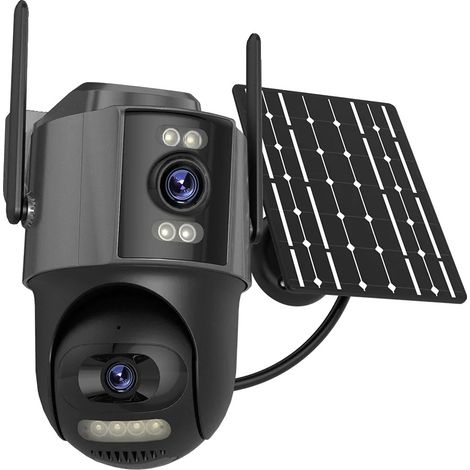 Cámara solar, resolución de 4 MP, seguimiento de movimiento inteligente, estándar (1/2)