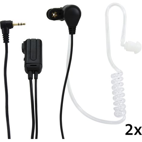 Set di auricolari radio bidirezionali, compatibili con VOX e PTT (1/2)