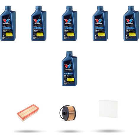Kit tagliando 3 FILTRI e 6L OLIO compatibile con Renault Captur (J5,H5) 1.3 TCE 150 110kw dal 2018 (1/5)