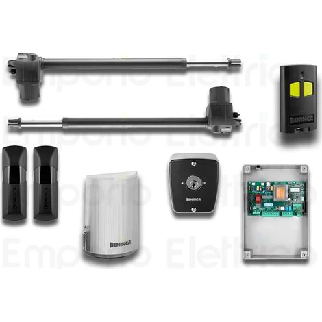 beninca kit automatisme portail battant 230v kbill50m+tokey 9598191