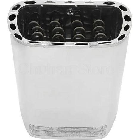 Sac – poêle électrique Ultra-Mince en Acier Inoxydable, série 9kw, contrôleur extérieur, poêle de Sauna, Chauffage for Salle de Sauna sèche(6KW 380V) (1/5)