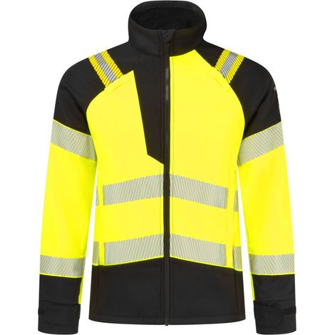 Chaqueta PW3 Modaflame Softshell Alta Visibilidad Multi-Norm FR PORTWEST FR718 XL Amarillo/Negro