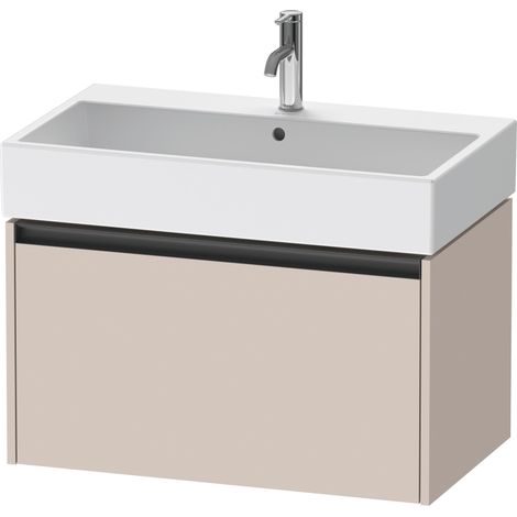 Duravit Ketho.2 bâti-support de lavabo suspendu, 1 tiroir, (1/2)