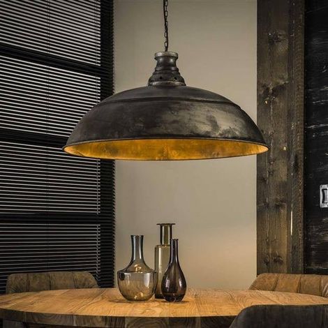 Industrielle Hängelampe Leonard Ø80 Rund