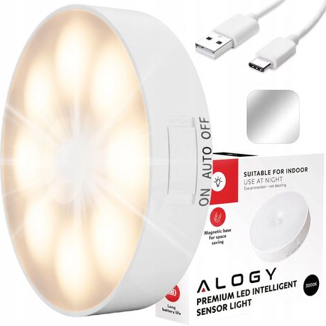 Lampe Led Sans Fil - Capteur De Mouvement - Lumière Chaude 3000 K - Intérieur - Éclairage Automatique (1/5)