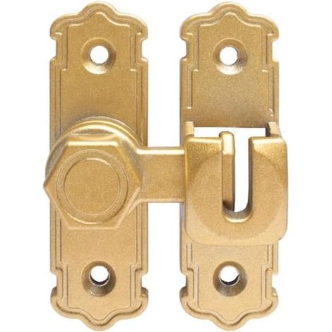 Alloy sliding lock for aluminum 7.5cm for interior doors (Gold) (1/5)