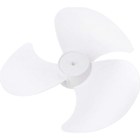 Lame de Ventilateur 3 Feuilles - 1 Pièce - Plastique Blanc - Débit d'Air Élevé - Pour Ventilateur de Table 27cm (1/5)