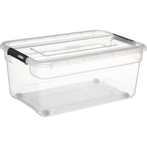 Durchsichtige plastikbox 40l solutions+ (lösungen+) - 5five