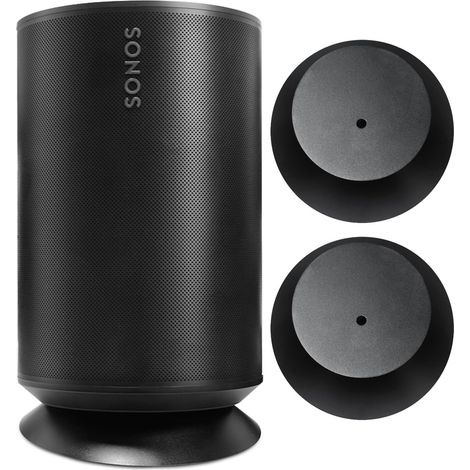 For Sonos Era 100 Holder Sonos Era 100 Desktop Mount Stand Accessories With Integrated Cable Management, Smart Home Speaker Accessory Rack (Sonos Era 100, Black, Yt) 2 Pieces (1/5)