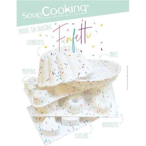 Moule silicone Tarte - Funfetti - 22 cm (1/2)