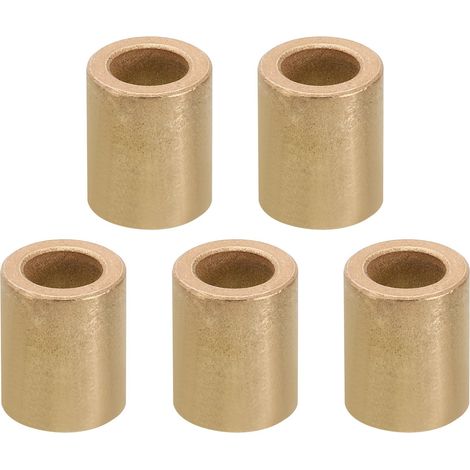 5 Pièces Entretoises en Laiton M10 10 mm ID x 16 mm OD x 20 mm L (1/5)