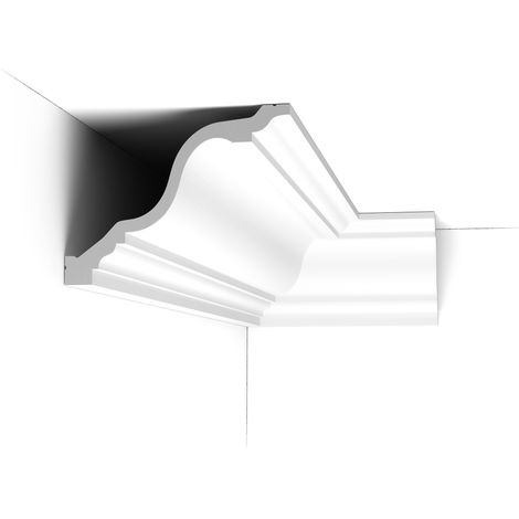 C334 Corniche plafond Orac Decor - 15x19,5x200cm (h x p x L) - moulure décorative polyuréthane Pack 2 pièces (1/5)